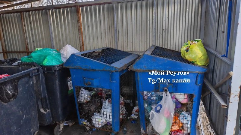 Жители Реутова жалуются на недоступные мусорные баки